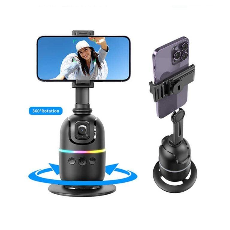 P03 Magic Snapshot 360 AI Auto-Face Tracking Gimbal with RGB Lights