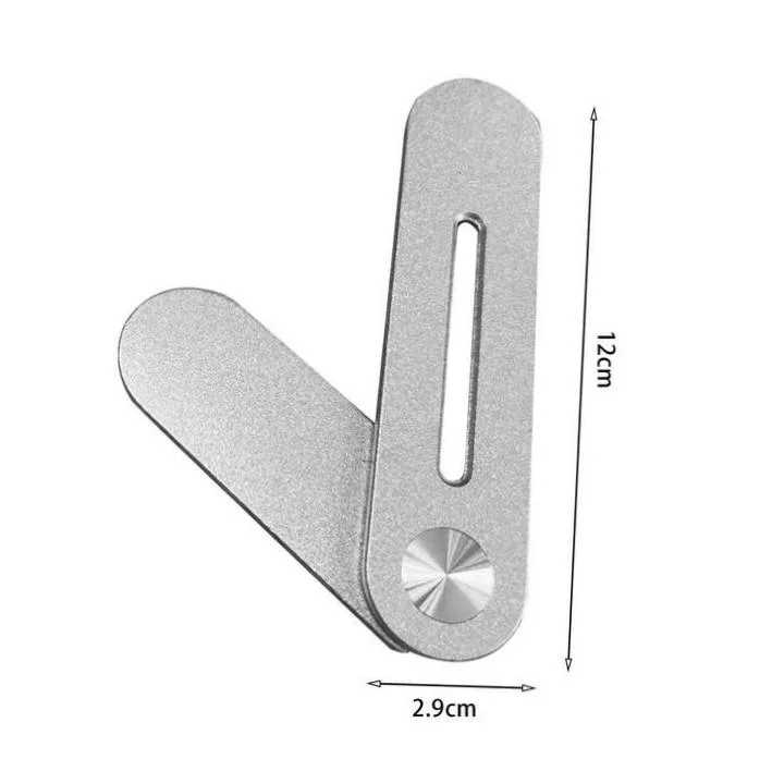Magnetic Laptop Side Phone Mount – Foldable & Adjustable Monitor Expansion Bracket