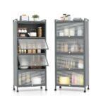 4-Tier Kitchen Storage Rack Cabinet Organizer (80cm Width)