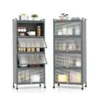 4-Tier Kitchen Storage Rack Cabinet Organizer (80cm Width)