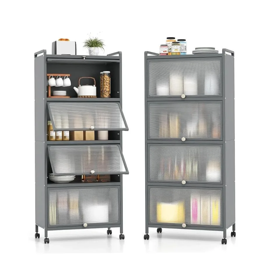 4-Tier Kitchen Storage Rack Cabinet Organizer (80cm Width)