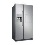Samsung 720L / 501L Net Side-by-Side Refrigerator with Water & Ice Dispenser – Silver, RS50N3913SA