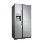 Samsung 720L / 501L Net Side-by-Side Refrigerator with Water & Ice Dispenser – Silver, RS50N3913SA