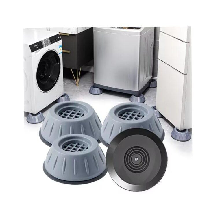 4Pcs Anti-Vibration Washing Machine Feet Pads – Noise Reduction, Non-Slip, Shockproof