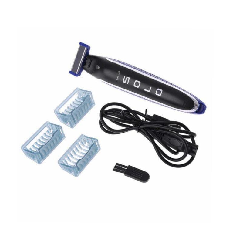Micro Touch SOLO Men’s Rechargeable Full Body Hair Trimmer, Shaver, and Groomer – Blue