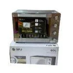 SPJ 60L Electric Mini Oven – 1900W, 60-Min Timer, Mirror Glass Door EOX-SS60L09