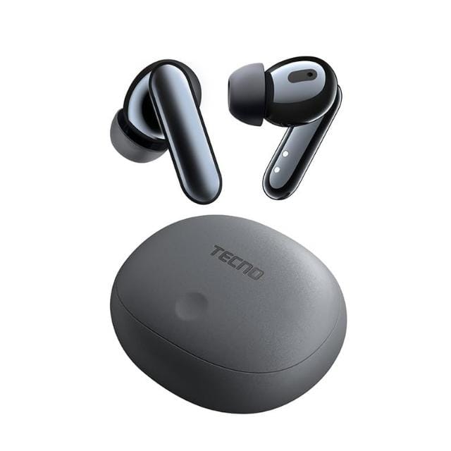 Tecno True 1 Wireless Earbuds – 42dB ANC, Deep Bass TU01
