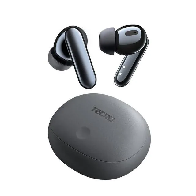 Tecno True 1 Wireless Earbuds – 42dB ANC, Deep Bass TU01