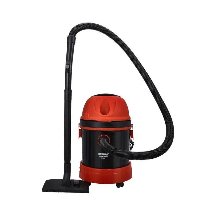 Geepas Wet and Dry Vacuum Cleaner 20L 2800W – Red/Black/Grey GVC19026