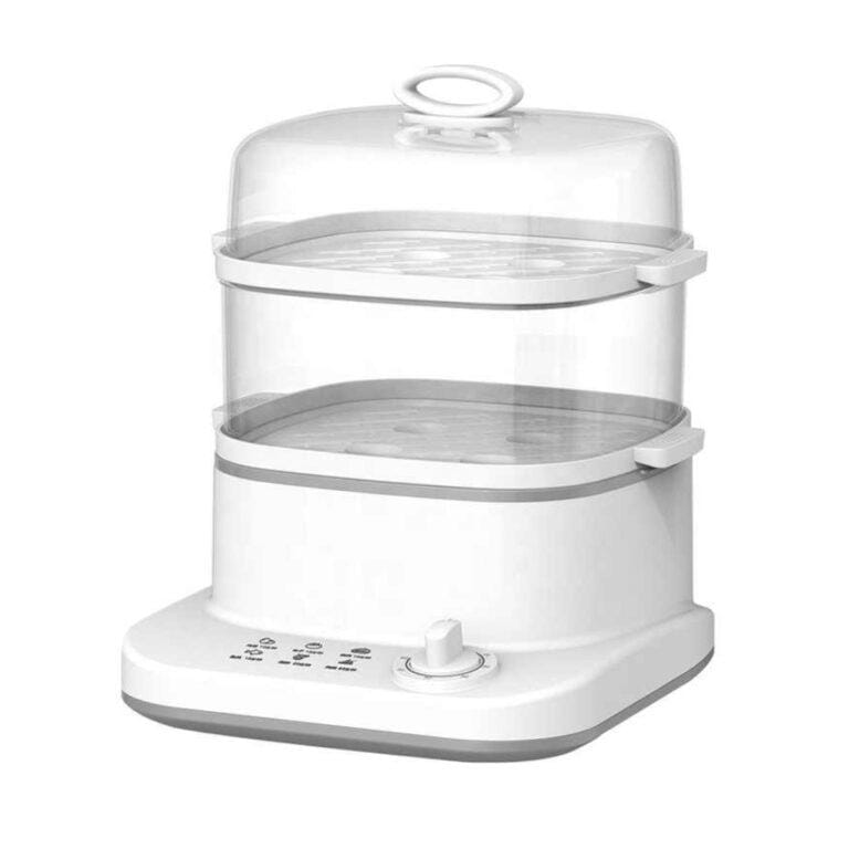 2-Layer 6L Electric Food Steamer – Vegetable & Multi-Purpose Steam Cooker with Timer & Auto-Off