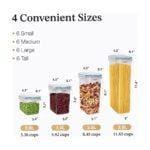 14pcs Airtight Food Storage Container Set – BPA-Free Plastic, Stackable, Microwave, Freezer & Dishwasher Safe