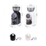 Electric Coffee Grinder with Touchscreen & 25 Grind Settings - 250grams