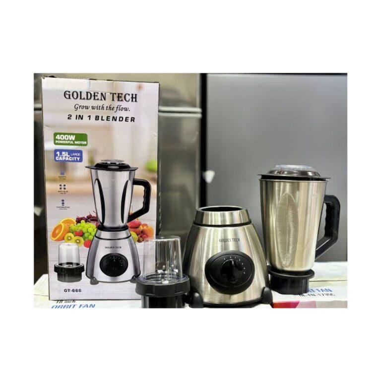 Golden Tech 2-in-1 Blender GT-666 – 400W Motor