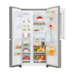 LG 668L Knock Knock Side-by-Side Refrigerator – InstaView Door-in-Door, HygieneFRESH+ GR-X257CSAV