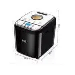 RAF R.208 Bread Maker – 19-Program Automatic Bread Machine 1KG Capacity, LCD Display, Delay Timer, 600W