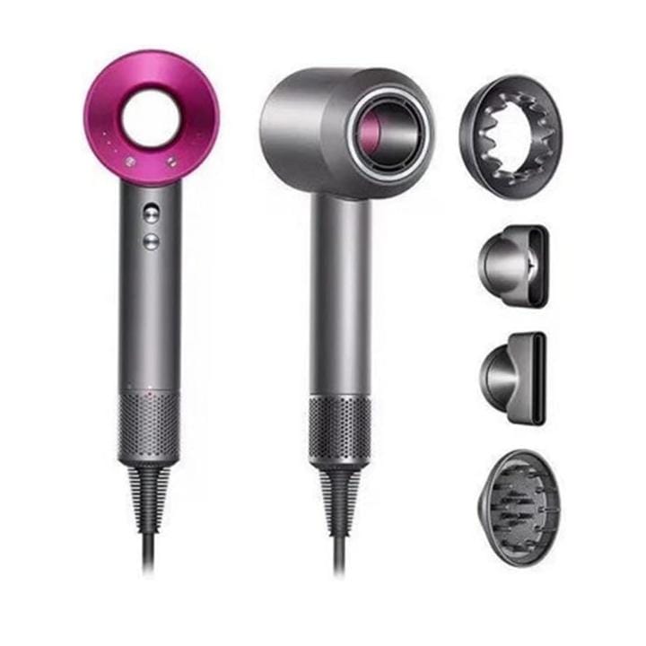 Supersonic™ Professional Hair Dryer – Fast Drying, Heat Protection, 110,000 RPM Brushless Motor with 5 Magnetic Attachments