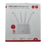 Toplink 4G Router Pro3 – HW715s 4G LTE with SIM Card Slot, 5000mAh Battery, Dual-Band Wi-Fi 6, and Support for 32 Users