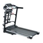 Multifunctional 2.0HP Foldable Treadmill with Massager, MP3/USB/Bluetooth, Sit-up Bar & Resistance Bands – 120kg Max Capacity