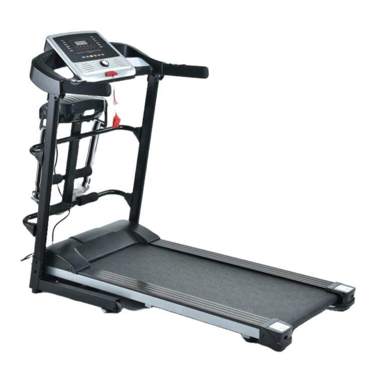 Multifunctional 2.0HP Foldable Treadmill with Massager, MP3/USB/Bluetooth, Sit-up Bar & Resistance Bands – 120kg Max Capacity