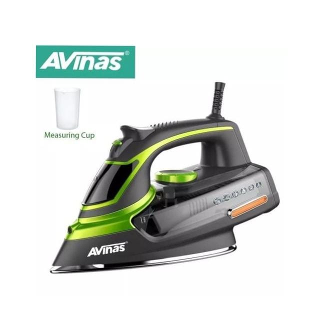 Avinas AV-246 Steam Iron 3000 Watts – Green/Black