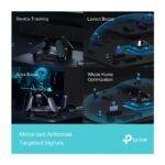 TP-Link Archer AXE200 Omni – AXE11000 Tri-Band Wi-Fi 6E Router with Motorized Antennas, 10G Port