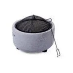 2-in-1 Fire Pit Charcoal Barbecue – Smoky Grilling & Outdoor Heating Combo
