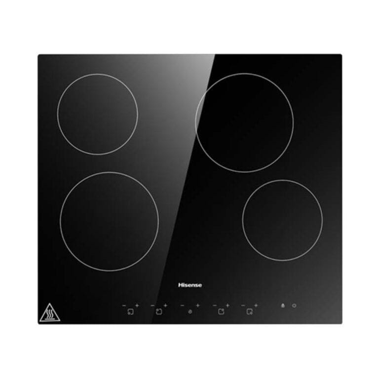 Hisense 60cm Built-In 4 Zone Ceramic Hob  HHU60CEEC – Touch Control, Black Glass