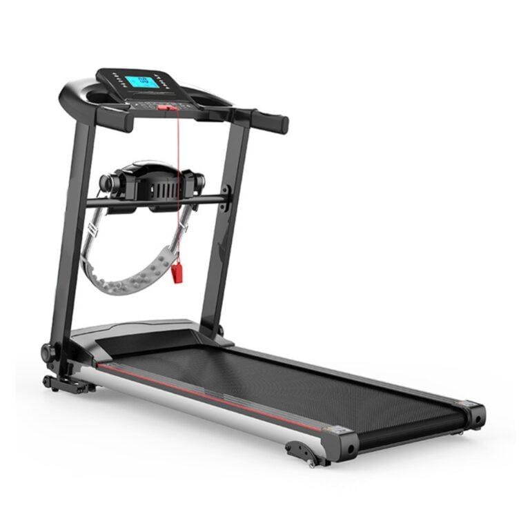 Luxury Foldable Electric Treadmill with LED Display, AIR Shock Absorption & Hydraulic Folding – 52CM Ultra-Wide Belt