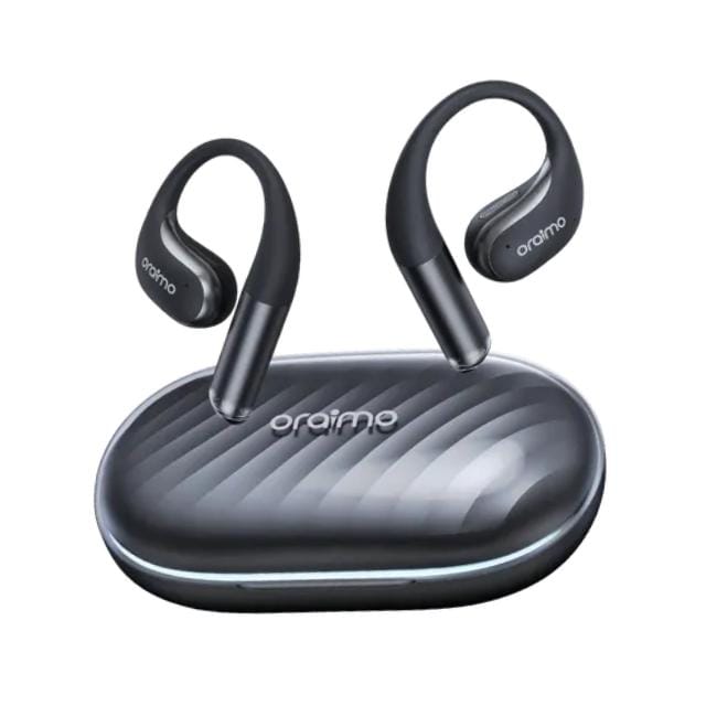 Oraimo OpenArc OPN-675 Open-Ear Wireless Earphones – 36-Hour Battery | Bluetooth 5.4 | HD Voice | Bass Boost – Space Grey