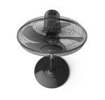 Philips Series 600 Pedestal Standing Fan ACP620/01 – 3250 m³/h Powerful Airflow, Ultra Quiet, 5 Blades
