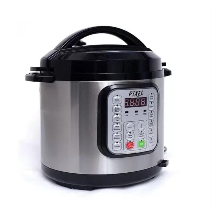 Pixel 7L Electric Pressure Cooker With Steamer – PIX-2011, 1600W Multi-Cooker with 14 Functions