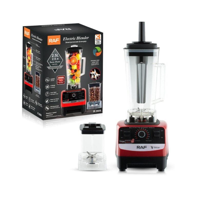 RAF R.2809 2-in-1 Electric Commercial Blender & Masala Grinder – 2400W