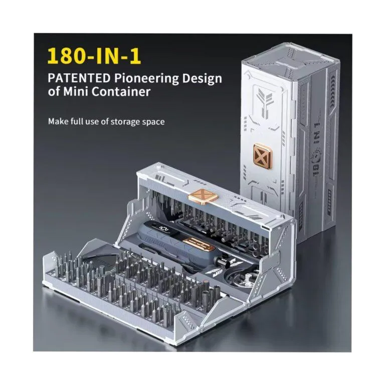 180-in-1 Precision Screwdriver Set – Professional Magnetic Repair Kit with Foldable Case
