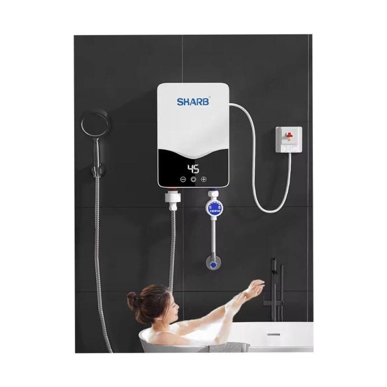 Sharb RYK-001 Instant Tankless Electric Water Heater – 5500W
