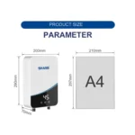 Sharb RYK-001 Instant Tankless Electric Water Heater – 3500W–5500W, 220V, Digital Temperature Control
