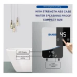 Sharb RYK-001 Instant Tankless Electric Water Heater – 3500W–5500W, 220V, Digital Temperature Control