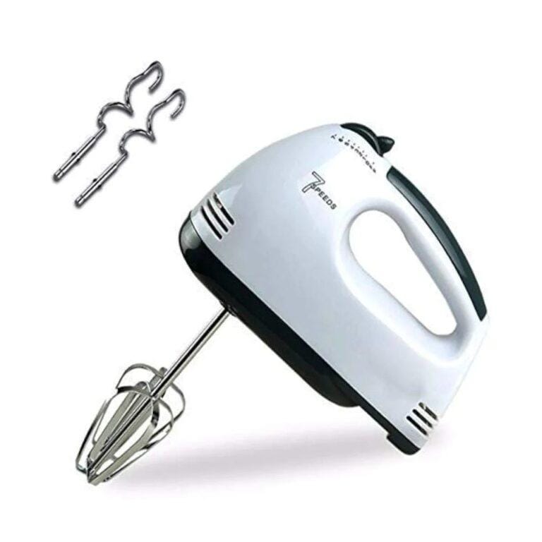 Super Hand Mixer HE-133 – 7-Speed 260W with Beaters & Whisks for Versatile Mixing