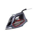 Black & Decker X2050 Steam Iron – 2200W, Ceramic Soleplate, 380ml Water Tank – Red/Grey