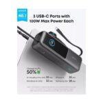 Anker 25000mAh 165W Power Bank – Fast Charging for Laptops & Phones, with Built-in USB-C Cables