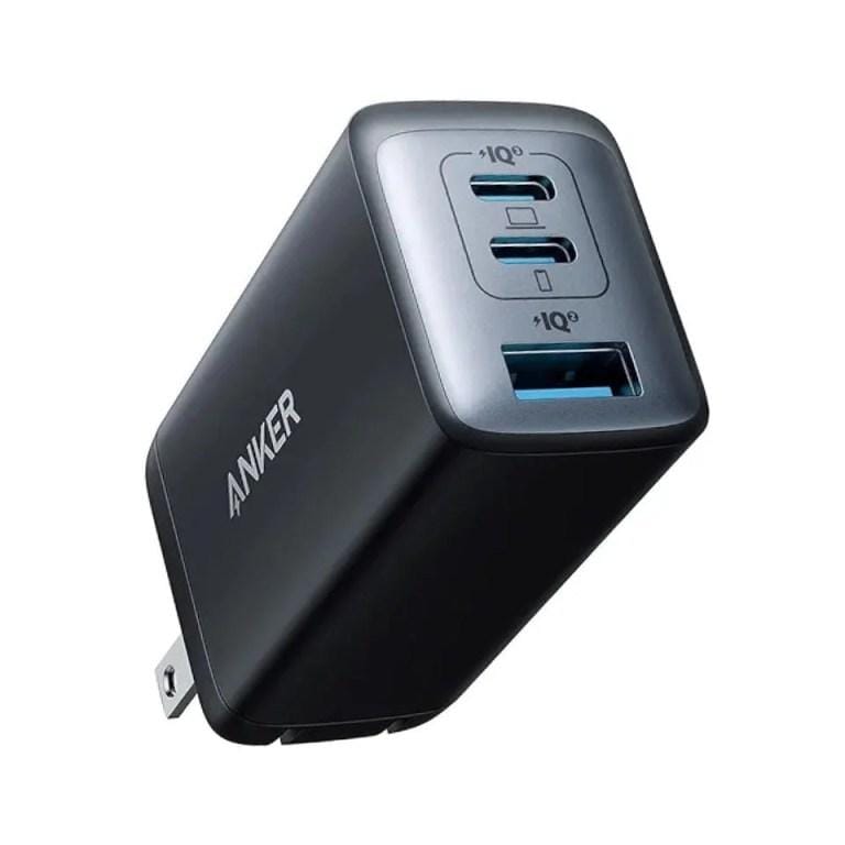 Anker High-Speed 65W 3-in-1 GaN II USB-C Charger – Dual USB-C & USB-A Fast Wall Charger