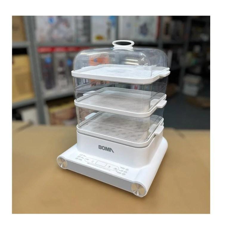 Boma 3 Tier food steamer Boma BM-A1808 18L Large Electric Food Steamer 3-Tier Design, 800W