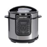 Geepas GMC5326N 6L Electric Pressure Cooker & Digital Multi-Cooker, 1000W, 14 Smart Programs, LED Touch Display