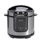 Geepas GMC5326N 6L Electric Pressure Cooker & Digital Multi-Cooker, 1000W, 14 Smart Programs, LED Touch Display