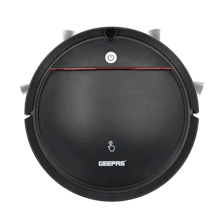 Geepas GRVC19057 Robot Vacuum Cleaner – Gyro Navigation, 2-in-1 Wet & Dry, Tuya App Control, 2600mAh