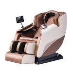 Full Body Heated Massage Chair with Zero Gravity, Bluetooth Audio, SL Track & Airbag Therapy – PU Leather, Remote Controlled