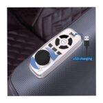 Full Body Heated Massage Chair with Zero Gravity, Bluetooth Audio, SL Track & Airbag Therapy – PU Leather, Remote Controlled
