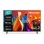 Hisense 43Q6N 43 Inch Ultra HD 4K QLED Smart TV – Dolby Vision & Atmos, Vidaa OS