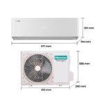 Hisense 12000 BTU Energy Pro X AI Smart Inverter Air Conditioner – 2025 Model