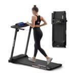 3.0 HP Portable Folding Treadmill – Compact, Quiet, 300 LBS Capacity, 5 MPH (8 KM/H) Max Speed