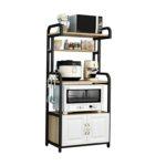 Kitchen Storage Organizer Rack, 5-Tier Microwave Oven Stand – Multi-Functional Storage Shelf